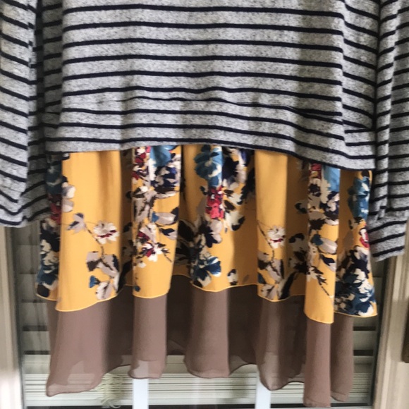 NWOT EGS BY ELOGES LAYERED DRESS - Picture 3 of 8